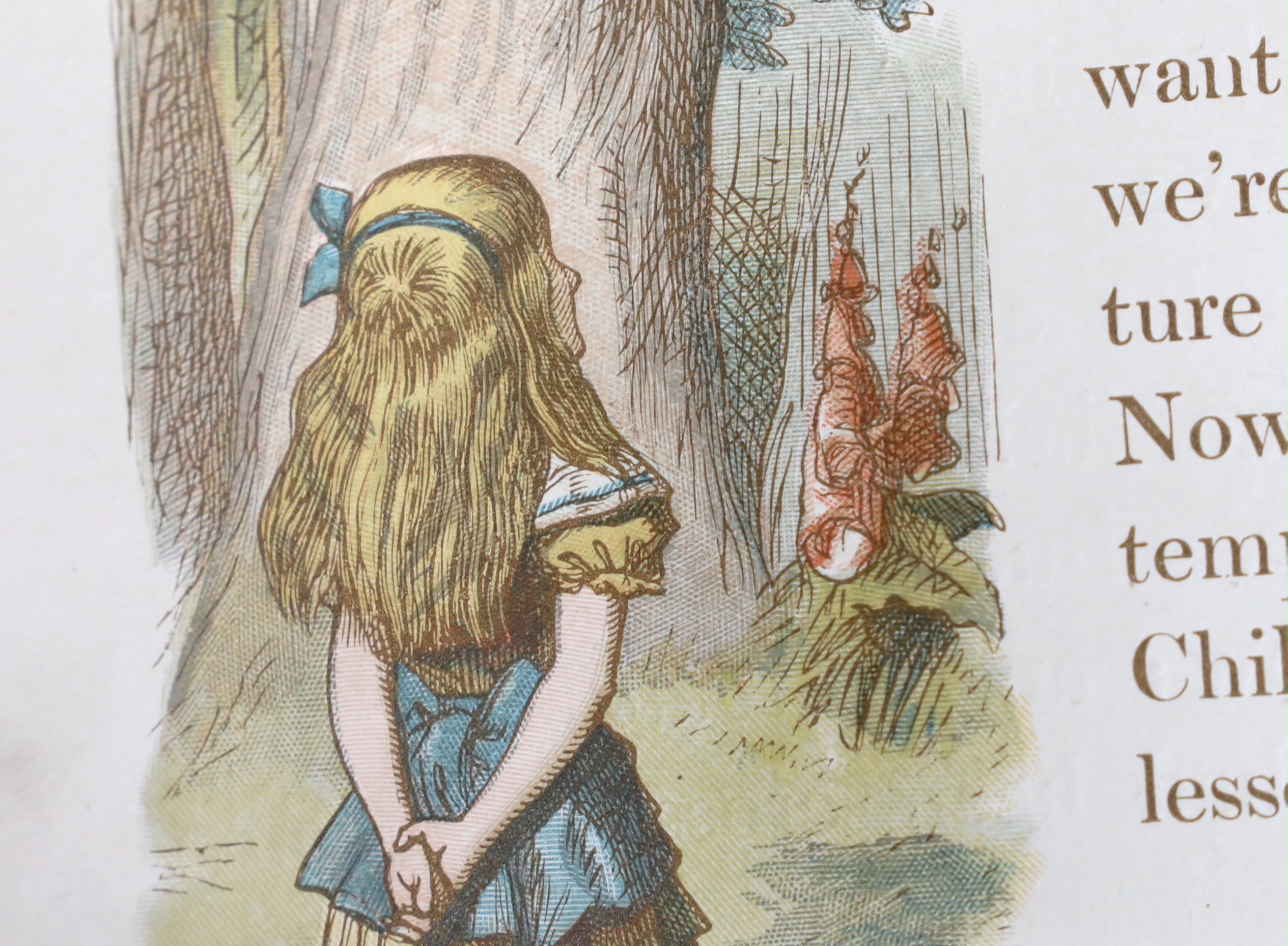 Dodgson, Charles Lutwidge [Carroll, Lewis] - The Nursery ‘’Alice’’: Containing Twenty Coloured Enlargements from Tenniel’s Illustrations to ‘’Alice’s Adventures in Wonderland’’ with Text Adapted to Nursery Rhymes by Lewi
